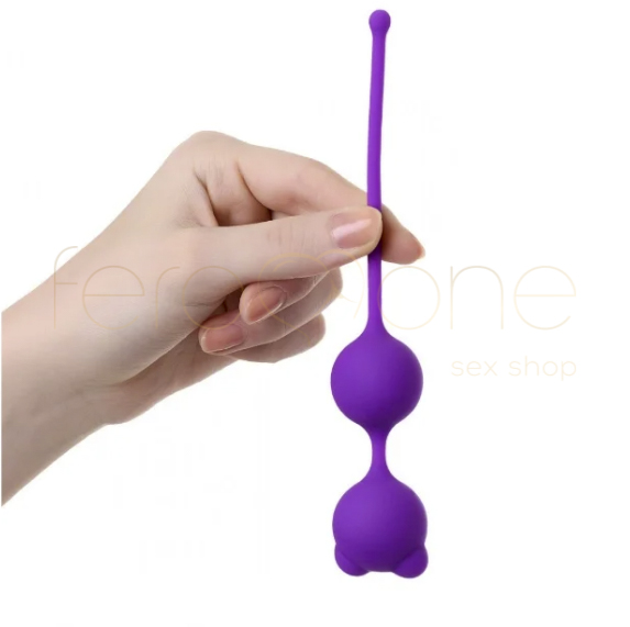 Вагинальные шарики TOYFA A-Toys by TOYFA Meeko, силикон, фиолетовый, 16.4 см